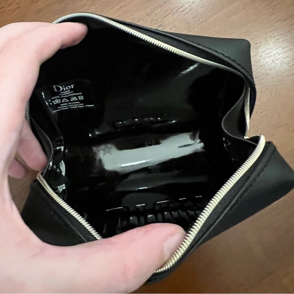 DIOR Cosmetic Makeup Bag Clutch Lot of 5 Excellent Condition Pink White Black - Picture 8 of 13